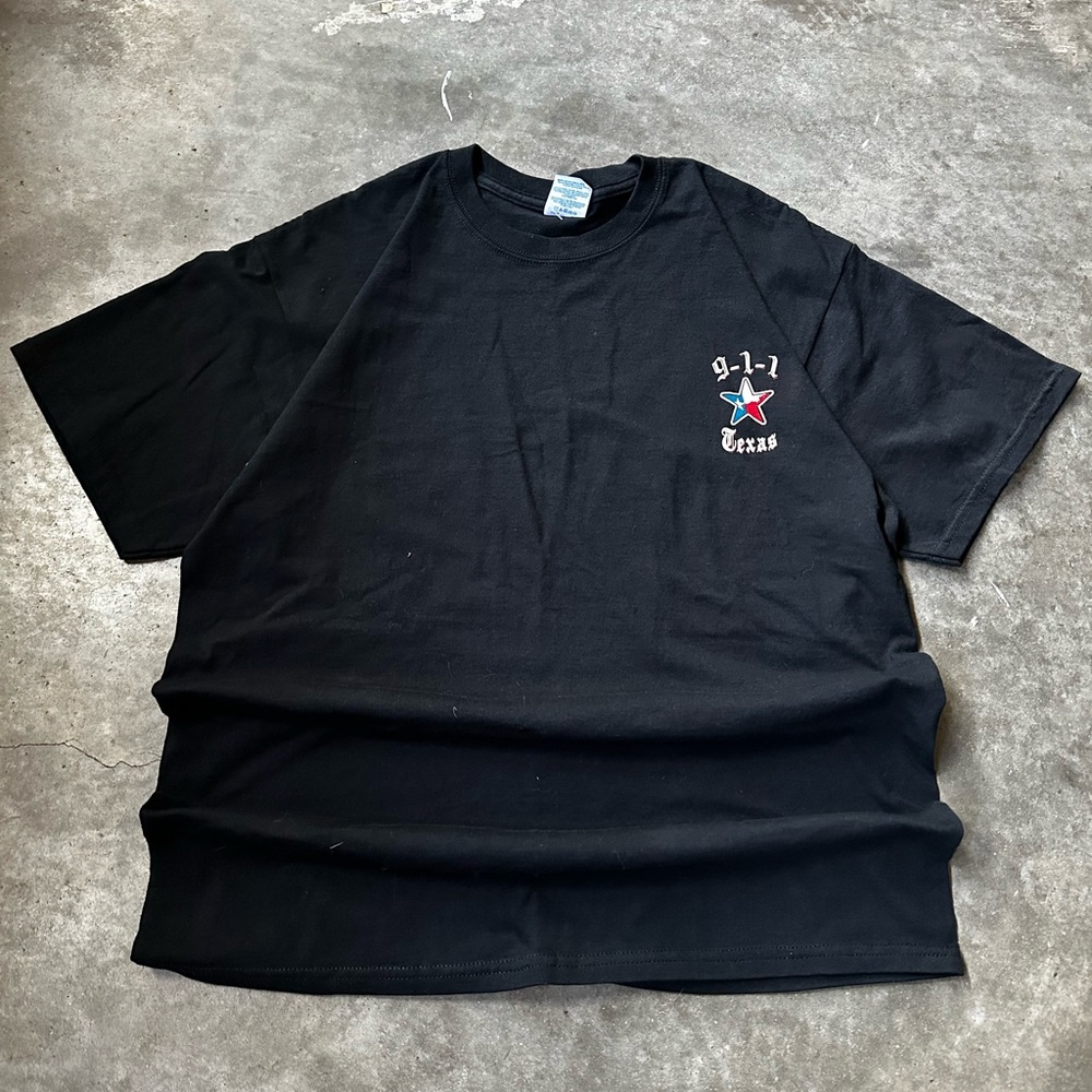 Black Texas Graphic Men's T-Shirt